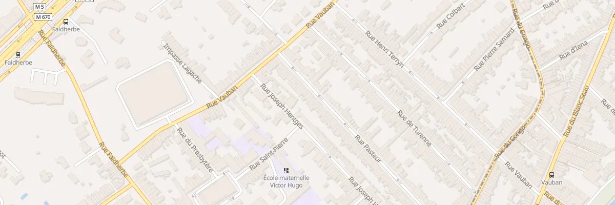 Plan du 36 Rue Pasteur à Mouvaux