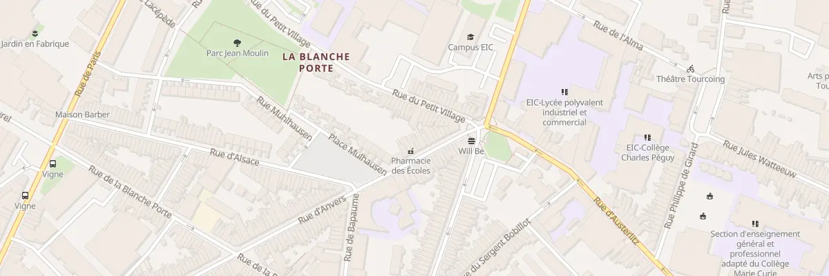 Plan du 18 Rue d’ Anvers à Tourcoing