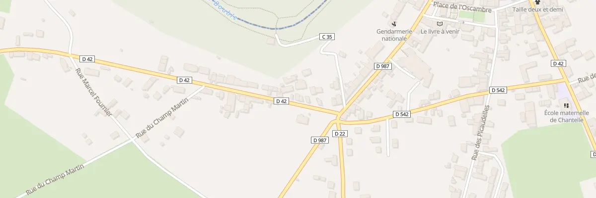Plan du 18 Rue de la Grange Blonde à Chantelle