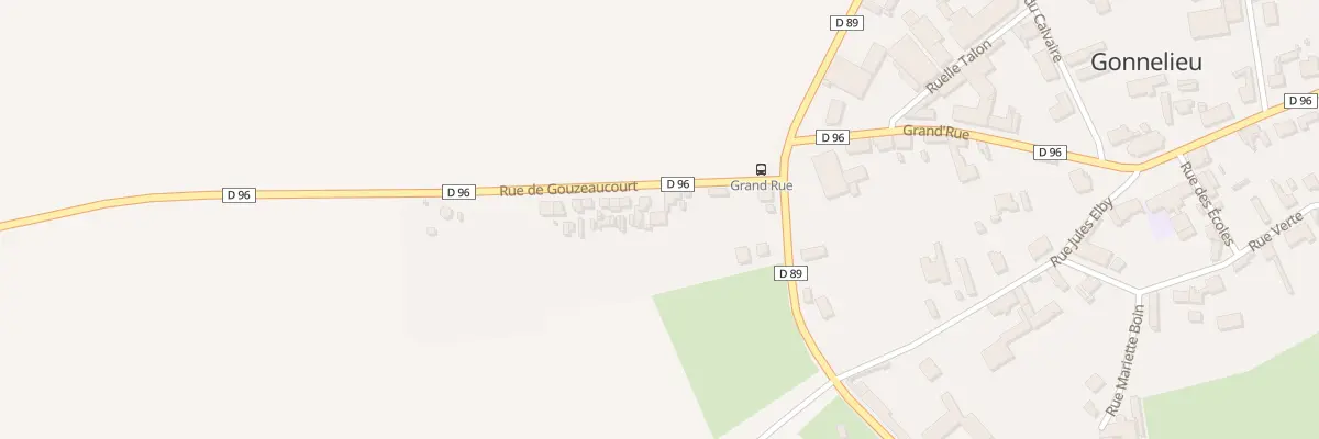 Plan du 87 Rue de Gouzeaucourt à Gonnelieu