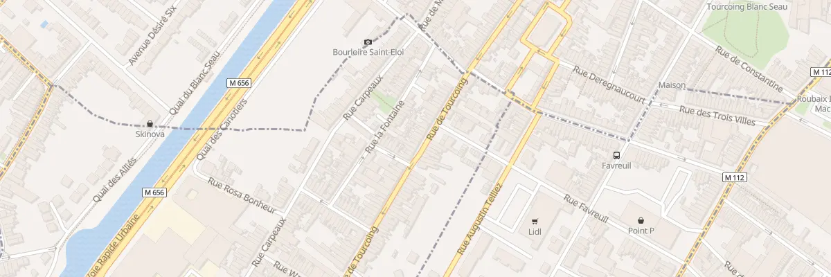 Plan du 211 Rue de Tourcoing à Wasquehal