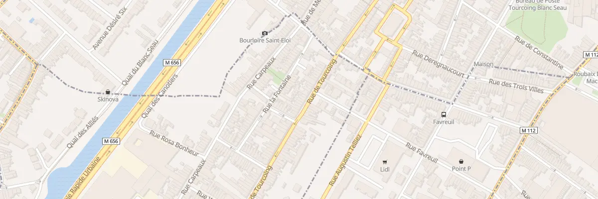Plan du 213 Rue de Tourcoing à Wasquehal