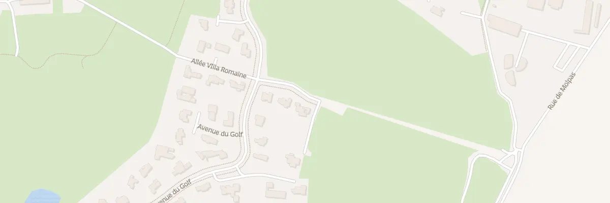 Plan du 2020 Av du Golf à Mérignies