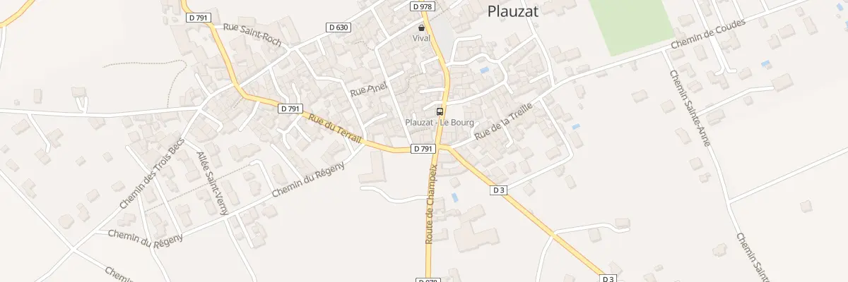 Plan du 4 Rue du Terrail à Plauzat