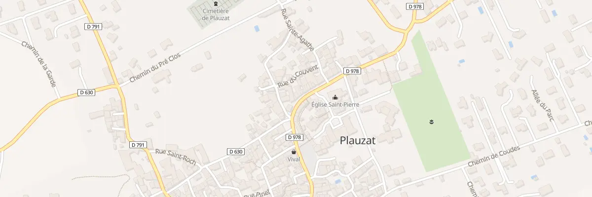 Plan du 42 Av Guyot Dessaigne à Plauzat