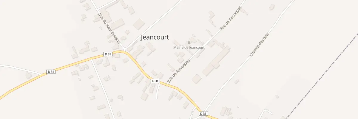 Plan du 3 Rue de Fervaques à Jeancourt