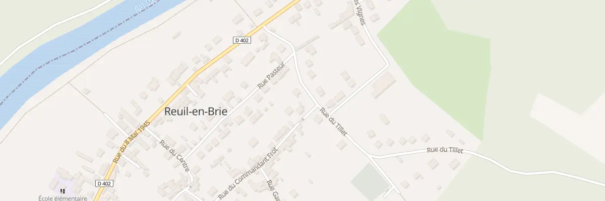 Plan du 2 Rue du Commandant Frot à Reuil-en-Brie