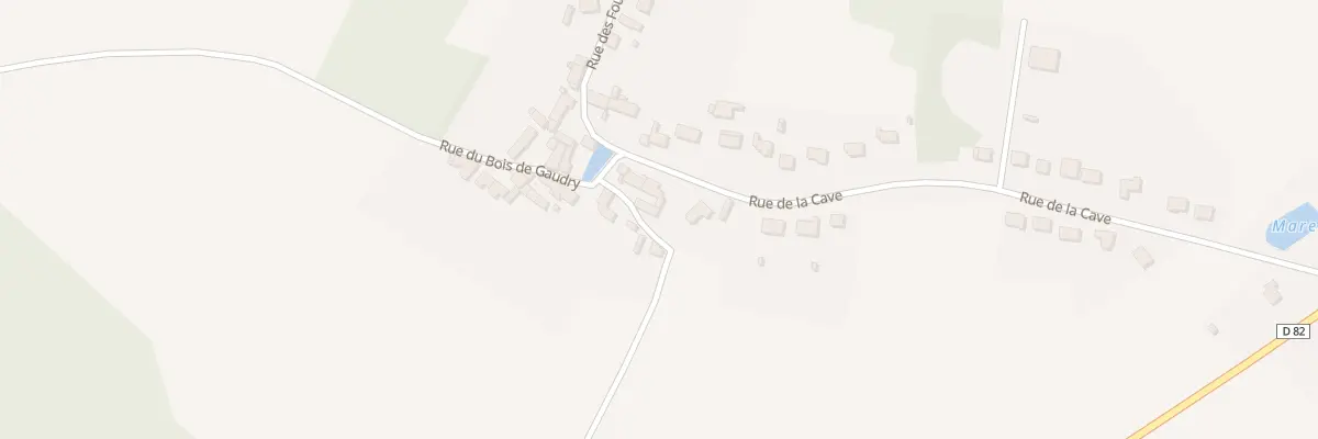 Plan du 3 Rue des Hantes à Saint-Sérotin
