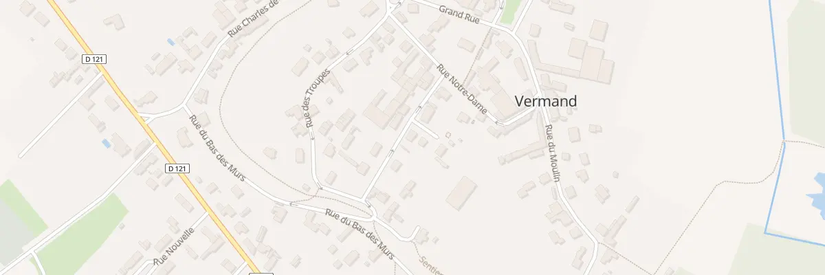 Plan du 4 Rle du Cran des Murs à Vermand