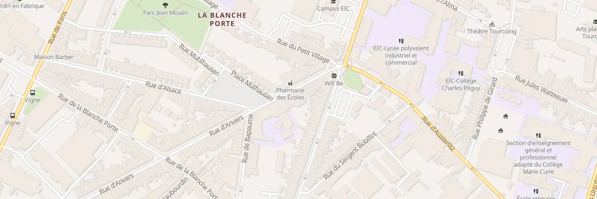 Plan du 23 Rue d’ Anvers à Tourcoing