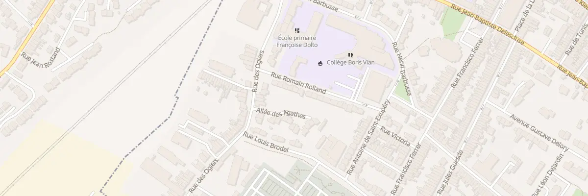 Plan du 23 Rue Romain Rolland à Croix