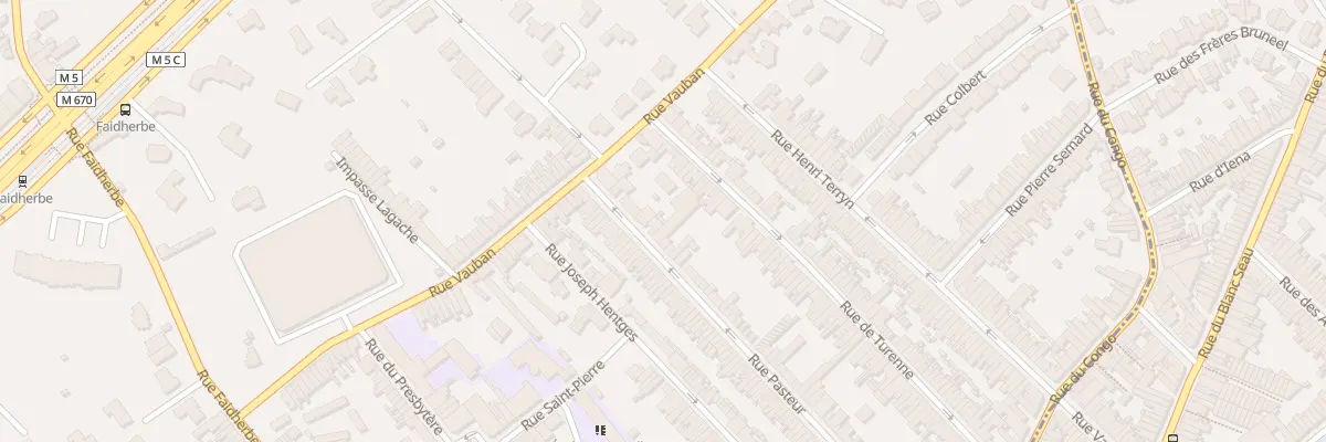 Plan du 25 Rue Pasteur à Mouvaux