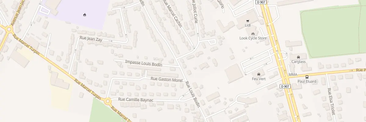 Plan du 30 Rue Louis Bodin à Varennes-Vauzelles