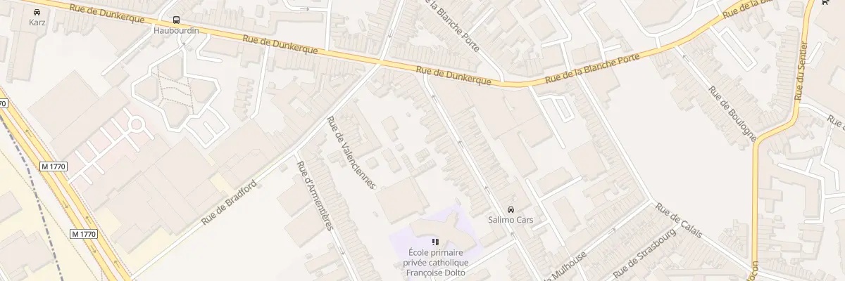 Plan du 22 Rue d’ Angleterre à Tourcoing