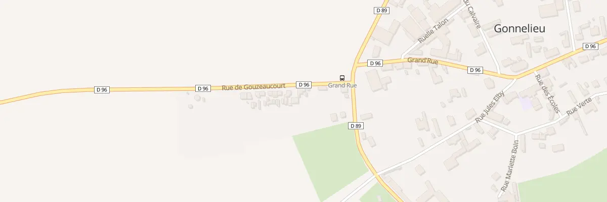 Plan du 77 Rue de Gouzeaucourt à Gonnelieu