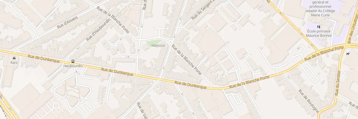 Plan du 81 Rue de la Blanche Porte à Tourcoing