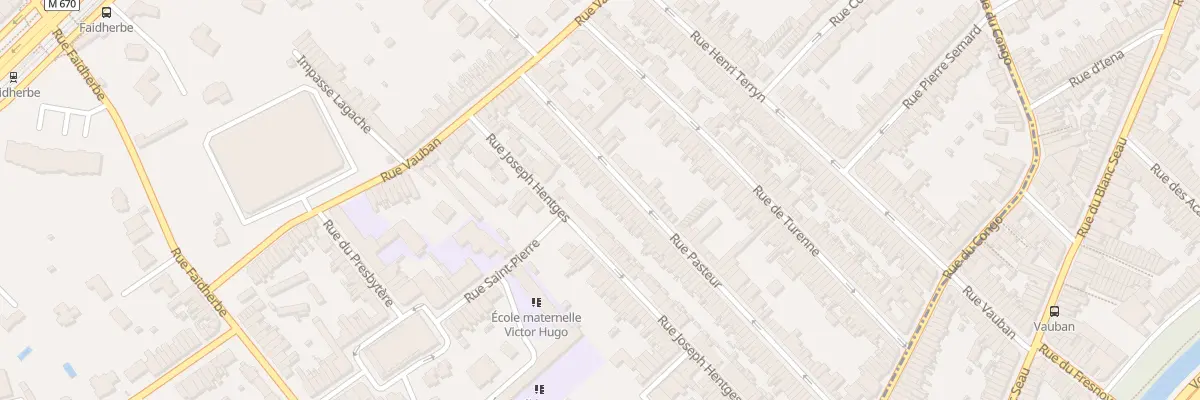Plan du 50 Rue Pasteur à Mouvaux