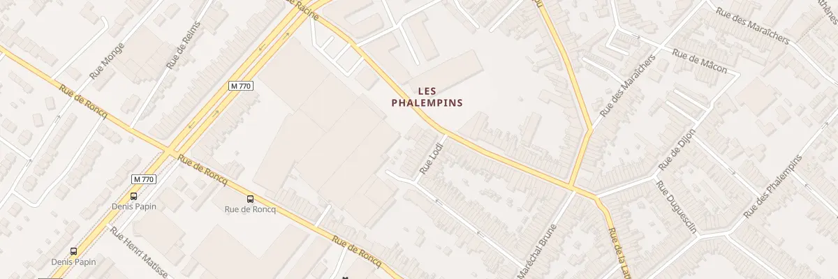 Plan du 63 Rue Racine à Tourcoing