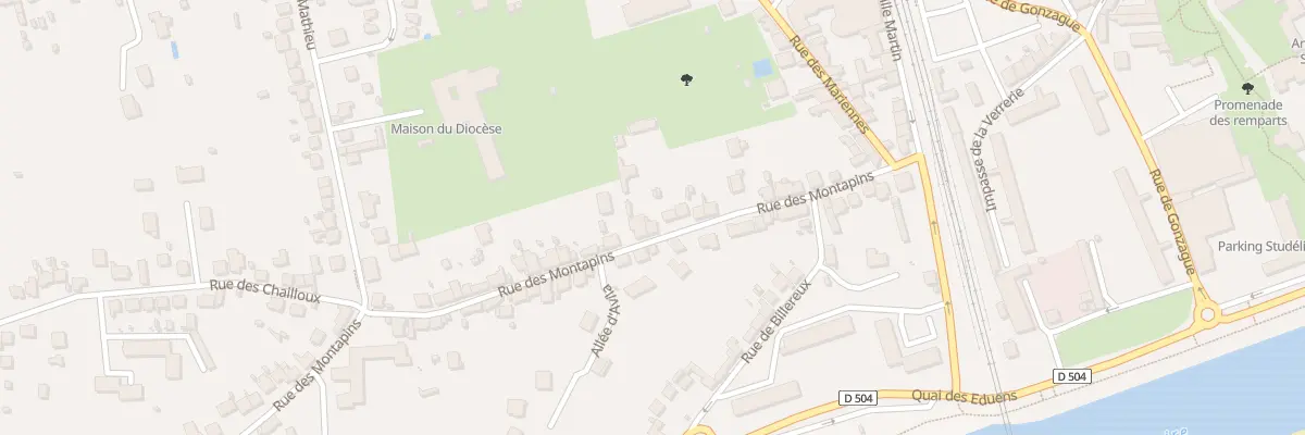 Plan du 26 Rue des Montapins à Nevers