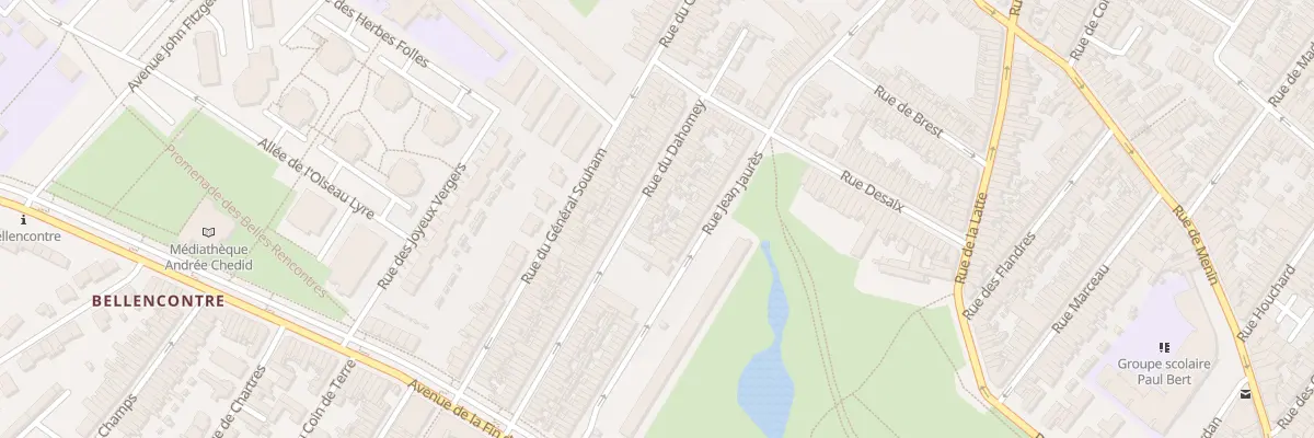 Plan du 82 Rue du Dahomey à Tourcoing