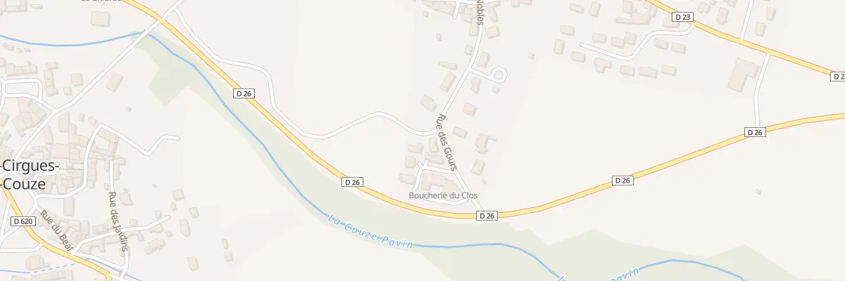 Plan du 9011 Rue des Gours aux Deux-Rives