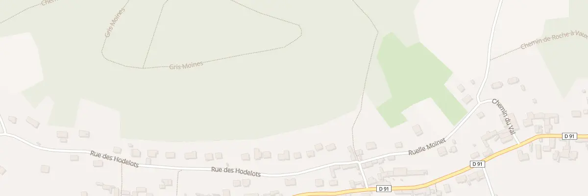Plan du 59 Rue des Hodelots à Berny-Rivière
