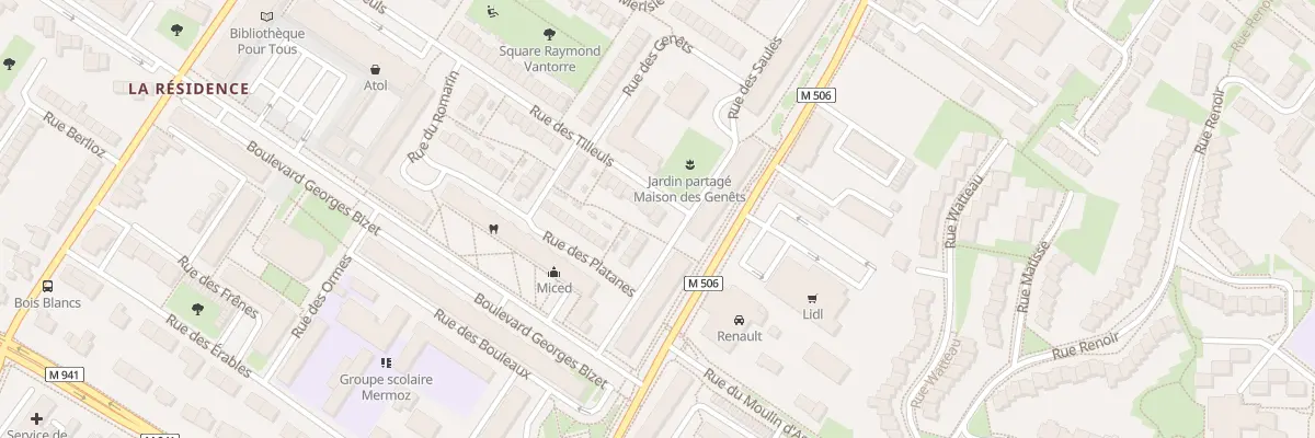 Plan du 46 Rue des Tilleuls à Villeneuve-d’Ascq