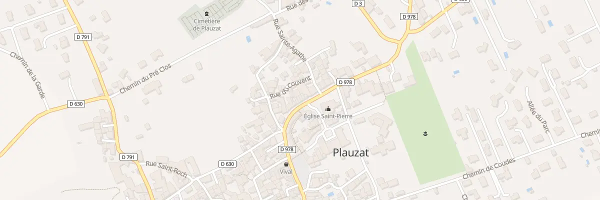 Plan du 34 Av Guyot Dessaigne à Plauzat