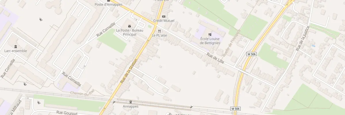 Plan du 41 Rue de la Station à Villeneuve-d’Ascq