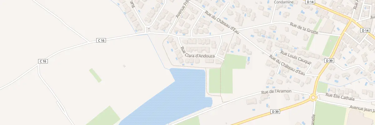 Plan du 117 Rue Clara d’Andouza à Maraussan