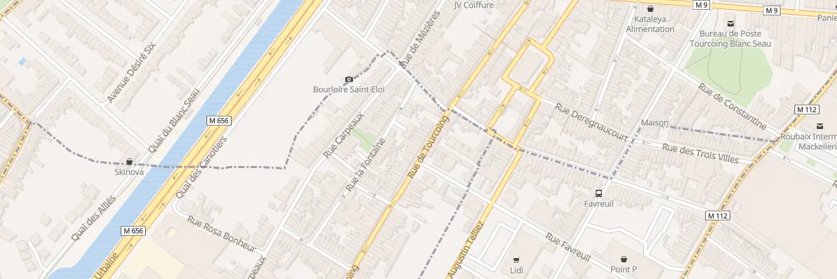 Plan du 233 Rue de Tourcoing à Wasquehal