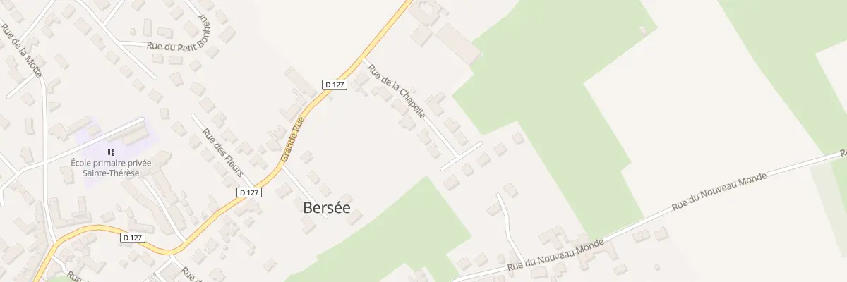 Plan du 5 Rue de la Chapelle à Bersée