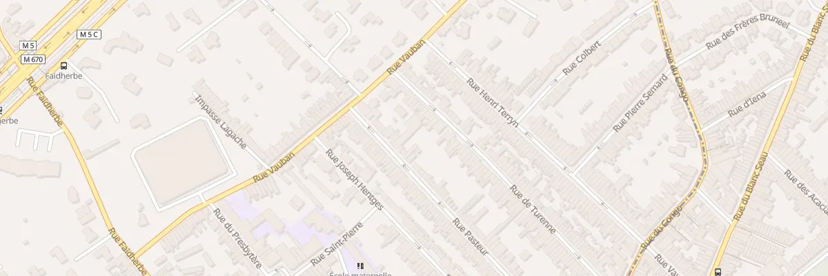 Plan du 22 Rue de Turenne à Mouvaux