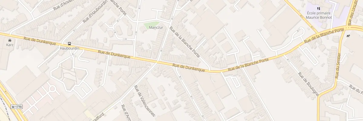 Plan du 16 Rue de Dunkerque à Tourcoing