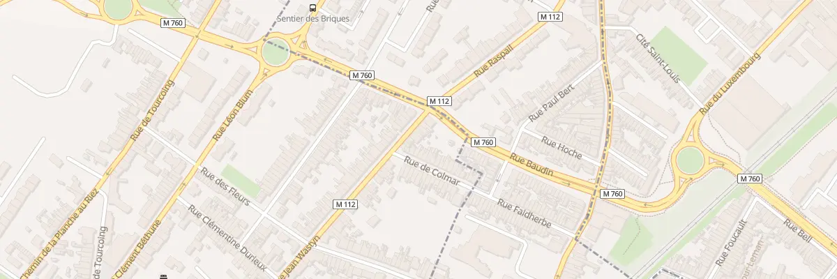 Plan du 96 Rue Jean Wastyn à Wasquehal