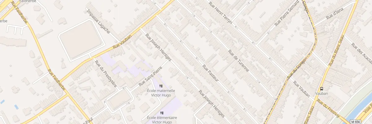 Plan du 62 Rue Pasteur à Mouvaux
