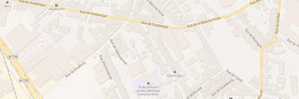 Plan du 34 Rue d’ Angleterre à Tourcoing