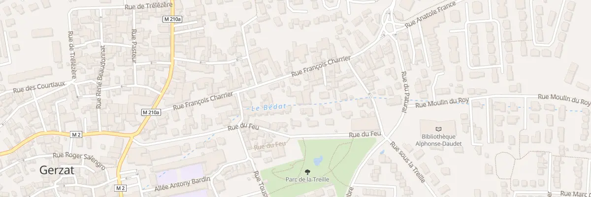 Plan du 24 Rue François Charrier à Gerzat
