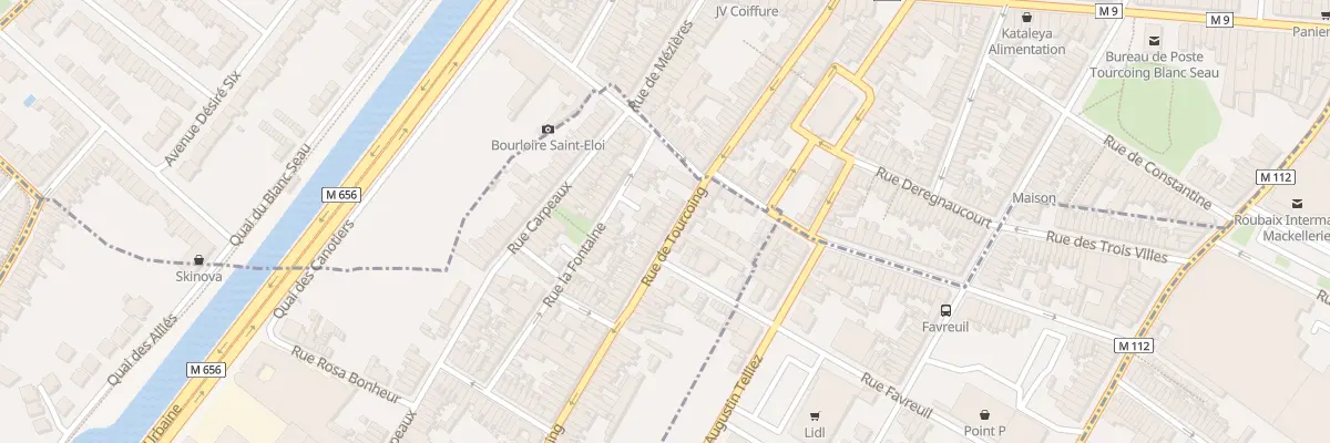 Plan du 235 Rue de Tourcoing à Wasquehal