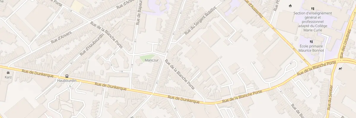 Plan du 118 Rue de la Blanche Porte à Tourcoing