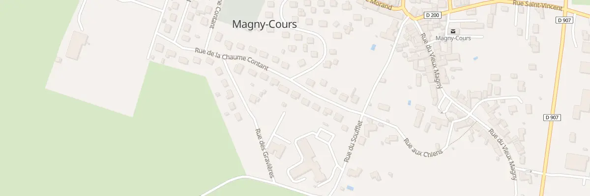 Plan du 10 Rue de la Chaume Contant à Magny-Cours