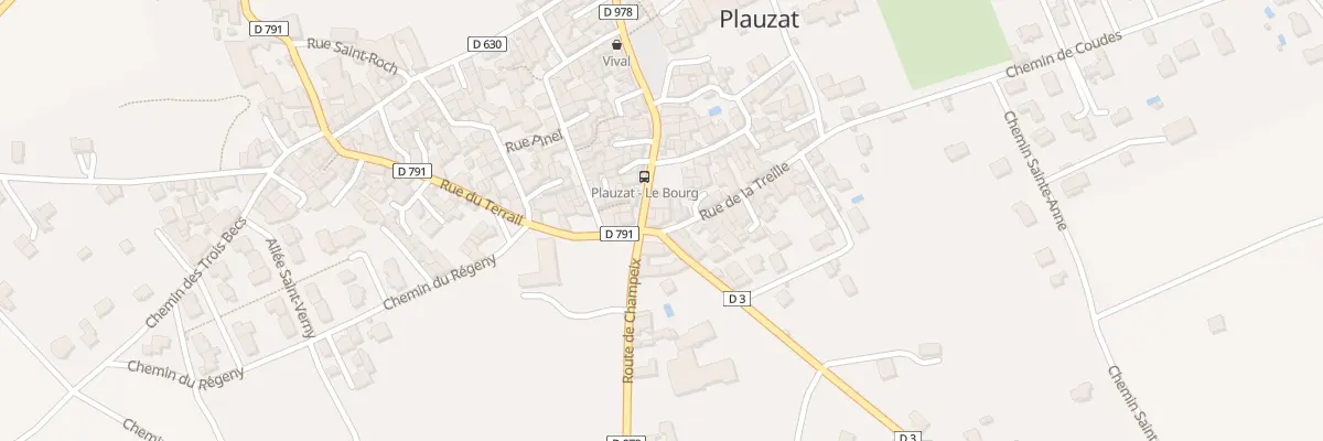Plan du 26 Rue de la Treille à Plauzat