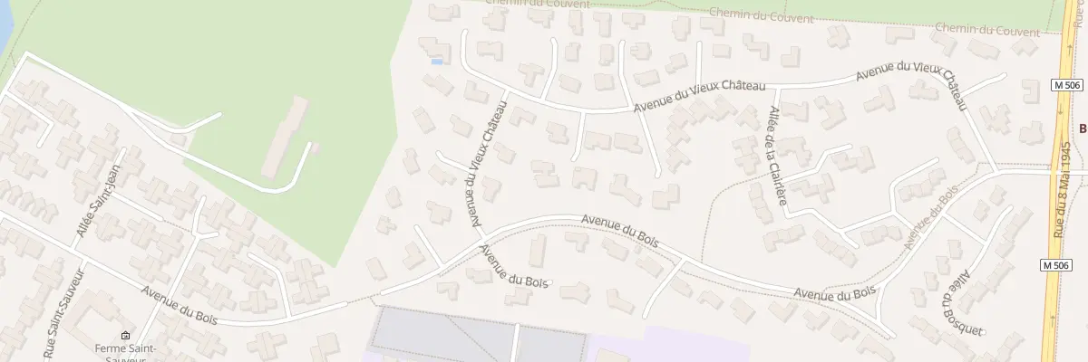 Plan du 35 Av du Vieux Chateau à Villeneuve-d’Ascq