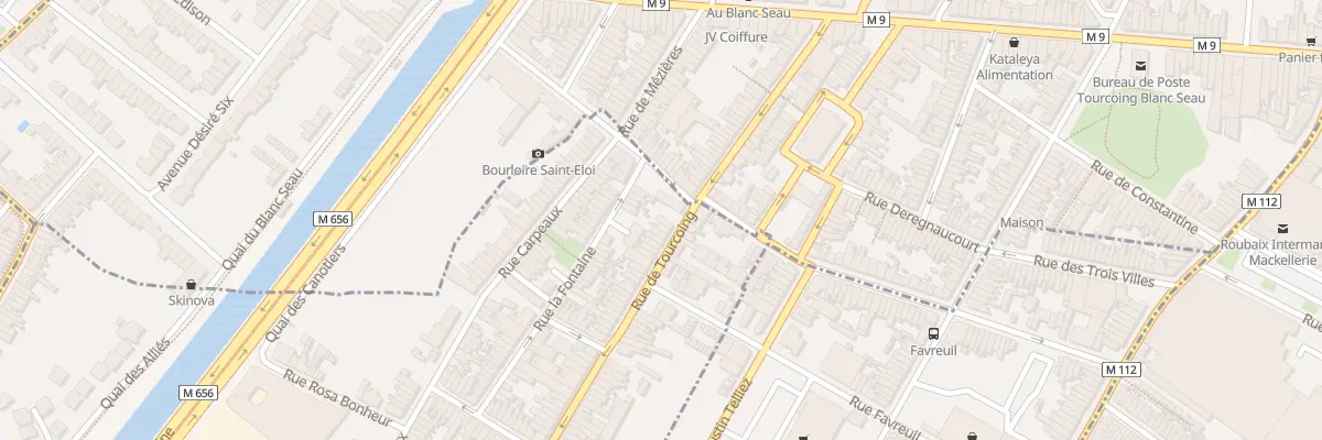 Plan du 243 Rue de Tourcoing à Wasquehal
