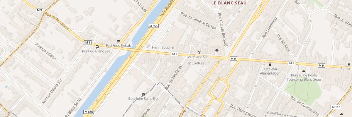 Plan du 52B Rue de Mouvaux à Tourcoing