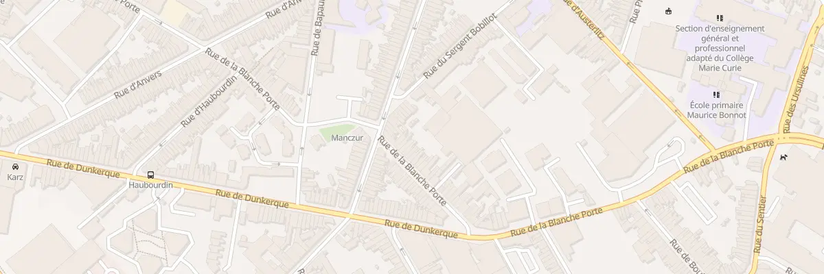 Plan du 116 Rue de la Blanche Porte à Tourcoing