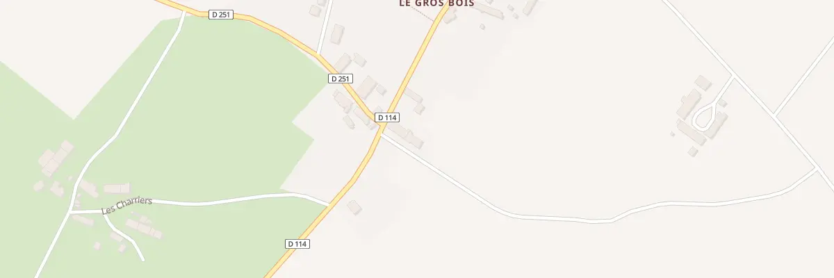 Plan du 206 Le Gros Bois à Dampierre-sous-Bouhy