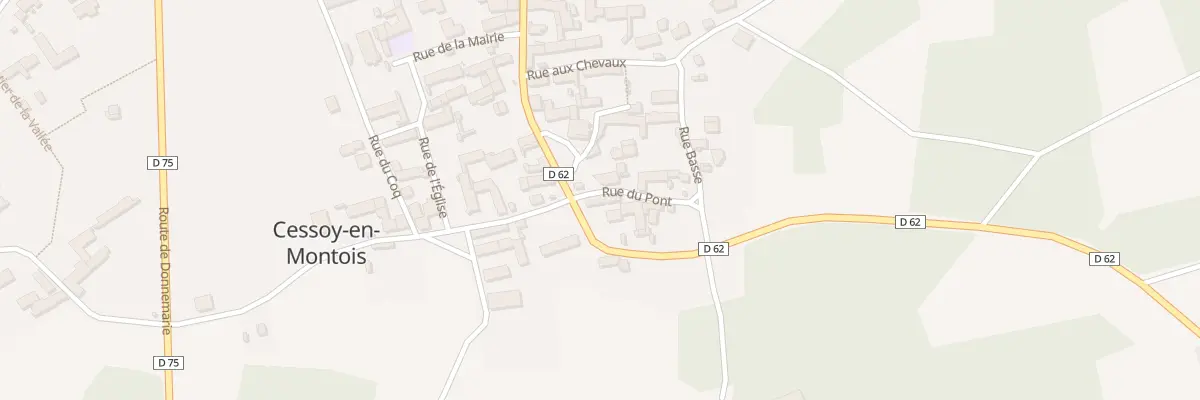 Plan du 20 Rue de la Vallée à Cessoy-en-Montois