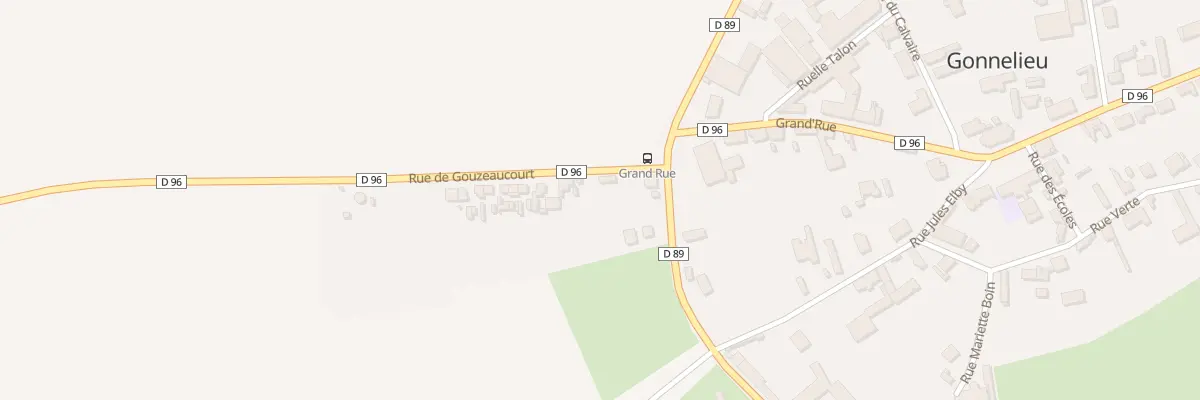 Plan du 45 Rue de Gouzeaucourt à Gonnelieu