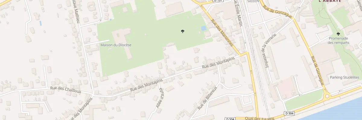 Plan du 22 Rue des Montapins à Nevers
